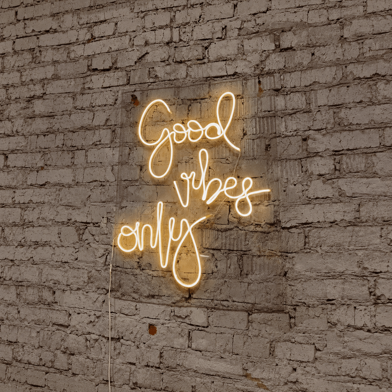 Good Vibes Acrylic Wall Light LED Neon Sign - Shineneon