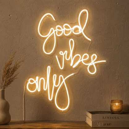 Good Vibes Acrylic Wall Light LED Neon Sign - Shineneon
