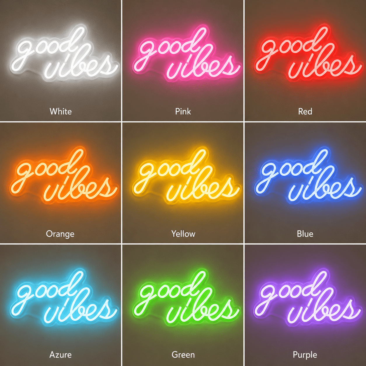 Good Vibes Bedroom LED Neon Sign - Shineneon