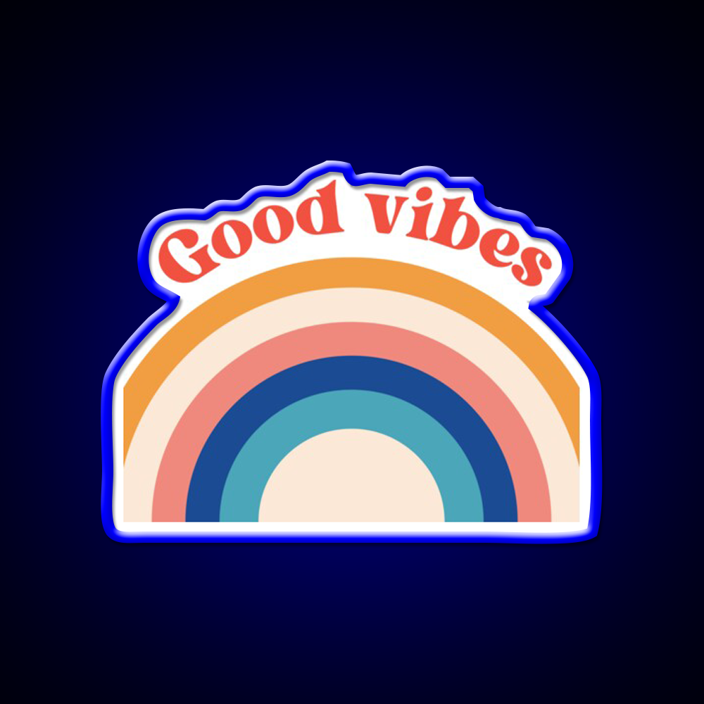 Good Vibes Cafe Led Neon Sign Espresso Bar Art For Coffee Shop Rgb Color