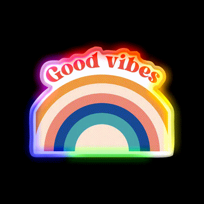 Good Vibes Cafe Led Neon Sign Espresso Bar Art For Coffee Shop Rgb Color