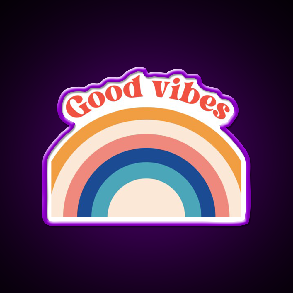 Good Vibes Cafe Led Neon Sign Espresso Bar Art For Coffee Shop Rgb Color