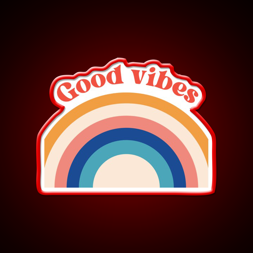 Good Vibes Cafe Led Neon Sign Espresso Bar Art For Coffee Shop Rgb Color