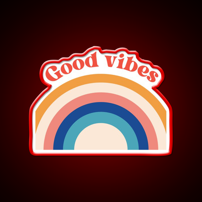 Good Vibes Cafe Led Neon Sign Espresso Bar Art For Coffee Shop Rgb Color