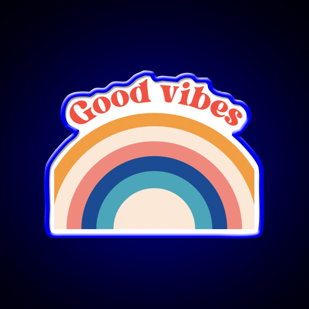 Good Vibes Cafe Led Neon Sign Espresso Bar Art For Coffee Shop Rgb Color - Shineneon