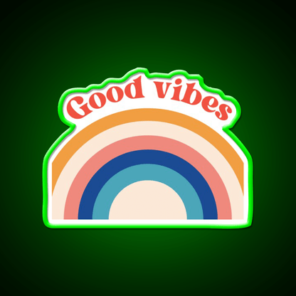 Good Vibes Cafe Led Neon Sign Espresso Bar Art For Coffee Shop Rgb Color - Shineneon