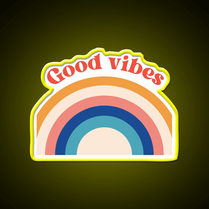 Good Vibes Cafe Led Neon Sign Espresso Bar Art For Coffee Shop Rgb Color - Shineneon