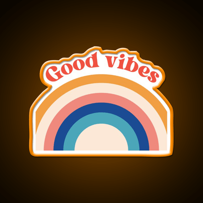 Good Vibes Cafe Led Neon Sign Espresso Bar Art For Coffee Shop Rgb Color - Shineneon