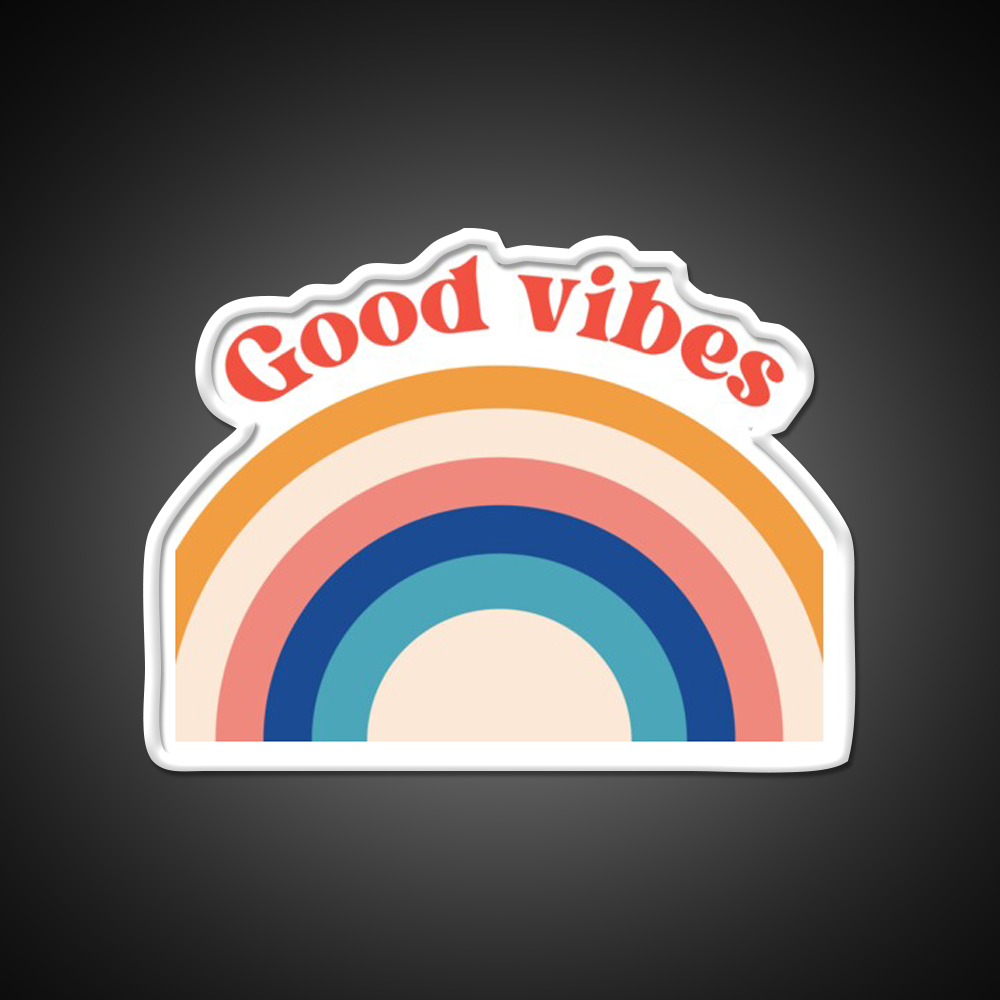 Good Vibes Cafe Led Neon Sign Espresso Bar Art For Coffee Shop Rgb Color