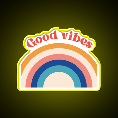 Good Vibes Cafe Led Neon Sign Espresso Bar Art For Coffee Shop Rgb Color