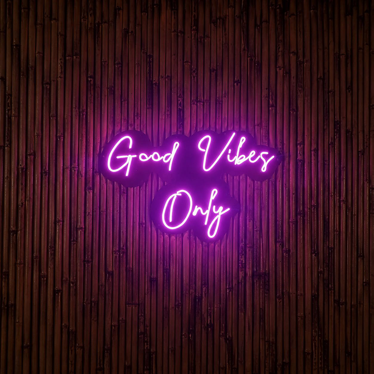Good Vibes Classic Wall Light LED Neon Sign - 01 Original Product Image