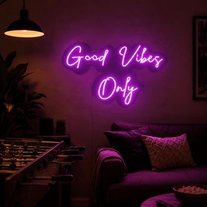 Good Vibes Classic Wall Light LED Neon Sign - Shineneon