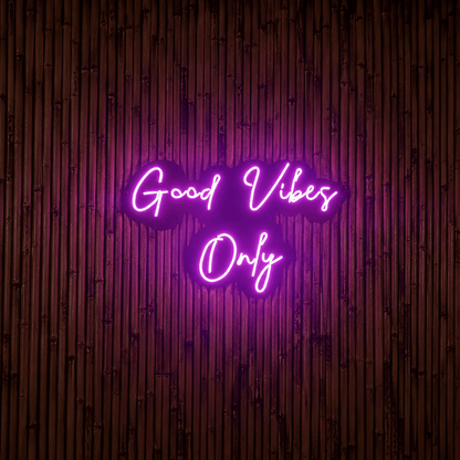 Good Vibes Classic Wall Light LED Neon Sign - Shineneon