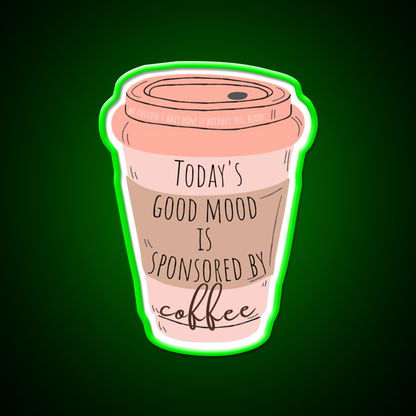 Good Vibes Coffee Cafe Led Neon Sign Espresso Bar Art Rgb Color