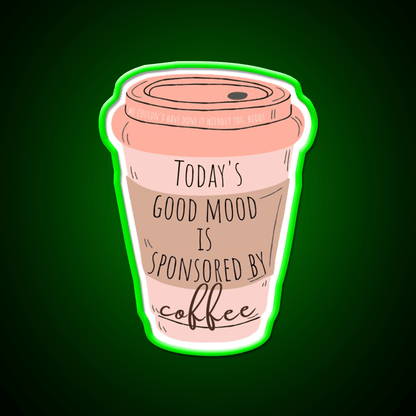 Good Vibes Coffee Cafe Led Neon Sign Espresso Bar Art Rgb Color - Shineneon