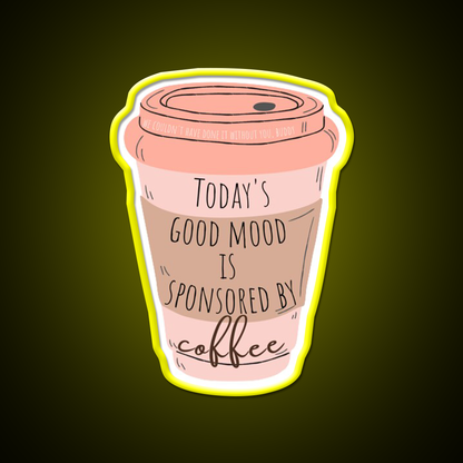 Good Vibes Coffee Cafe Led Neon Sign Espresso Bar Art Rgb Color