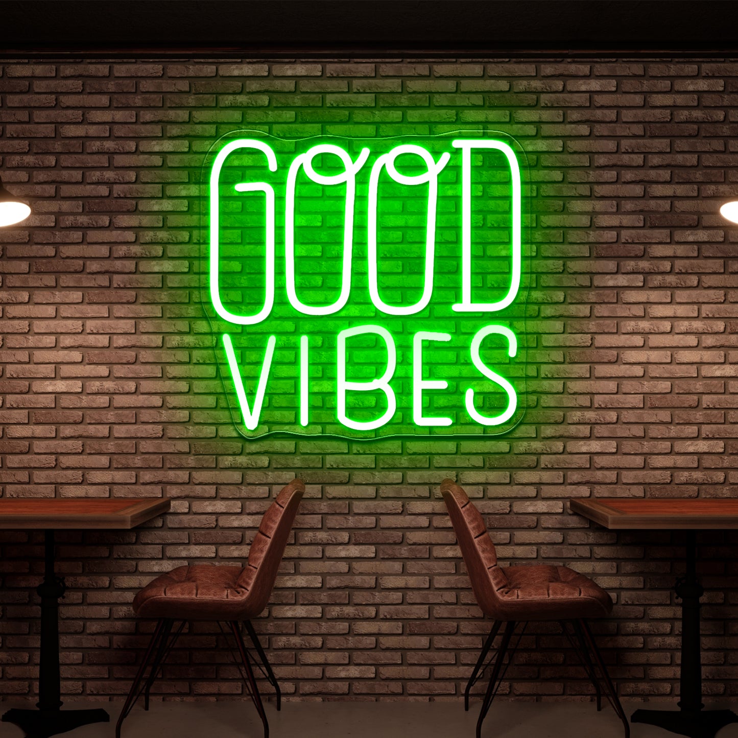 Good Vibes Corloful Led Neon Wall Design