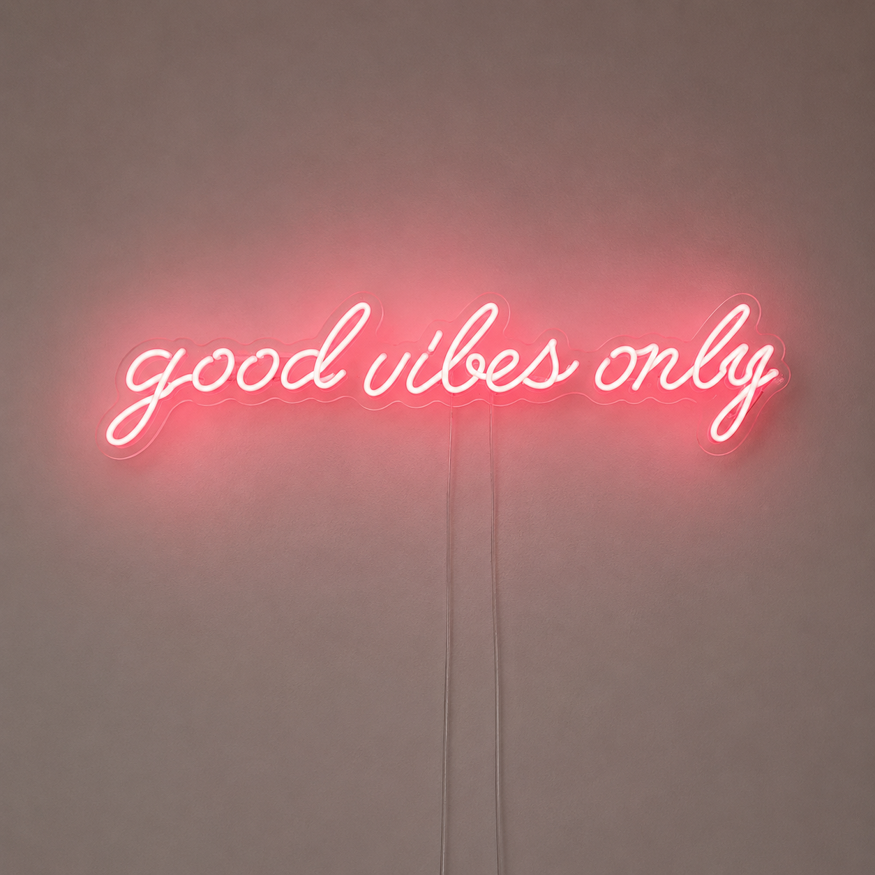 Good Vibes Cursive Room Decor LED Neon Sign - 01 Original Product Image