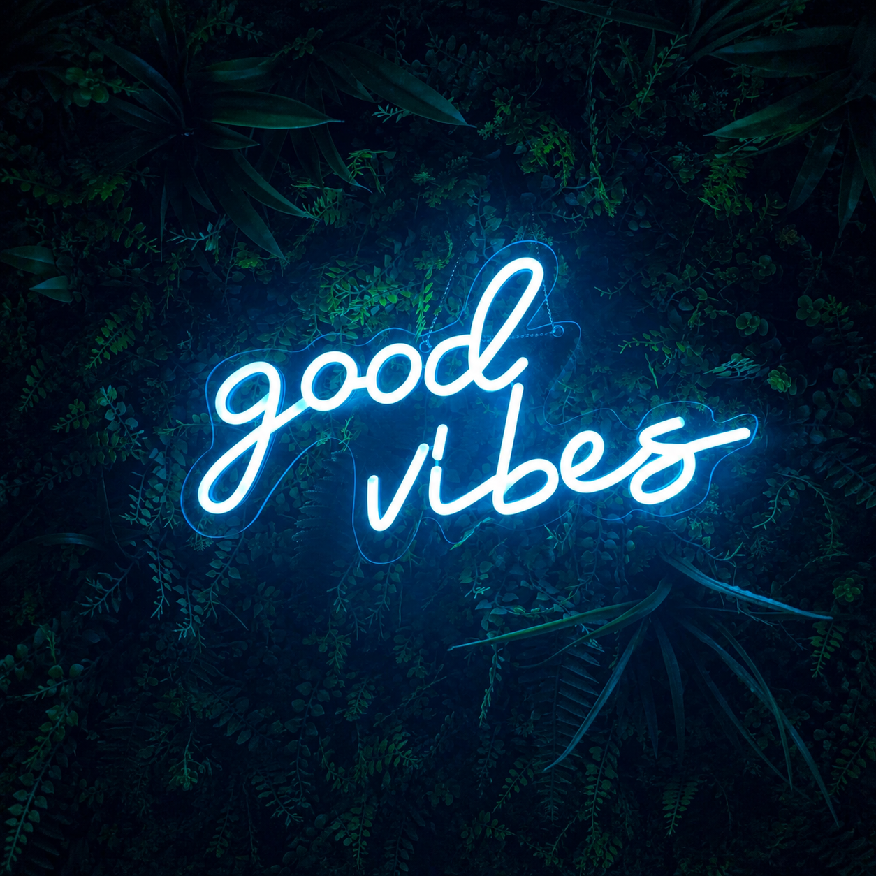 Good Vibes Cursive Wall Decor LED Neon Sign - 01 Original Product Image