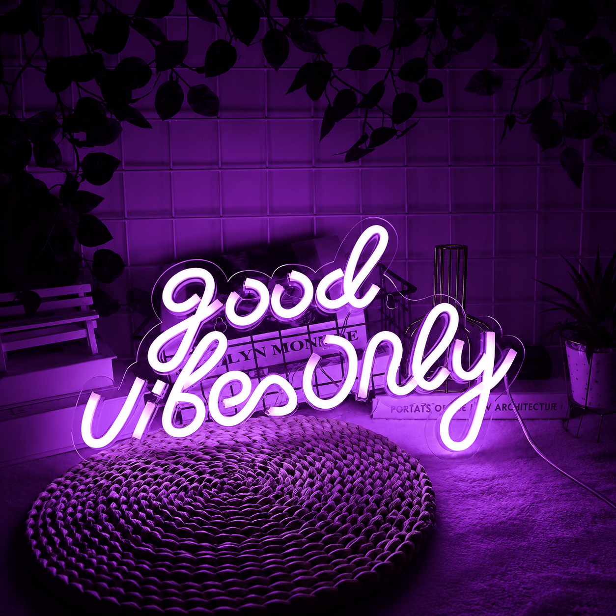Good Vibes Dorm Decor Sign LED Neon Sign - Shineneon
