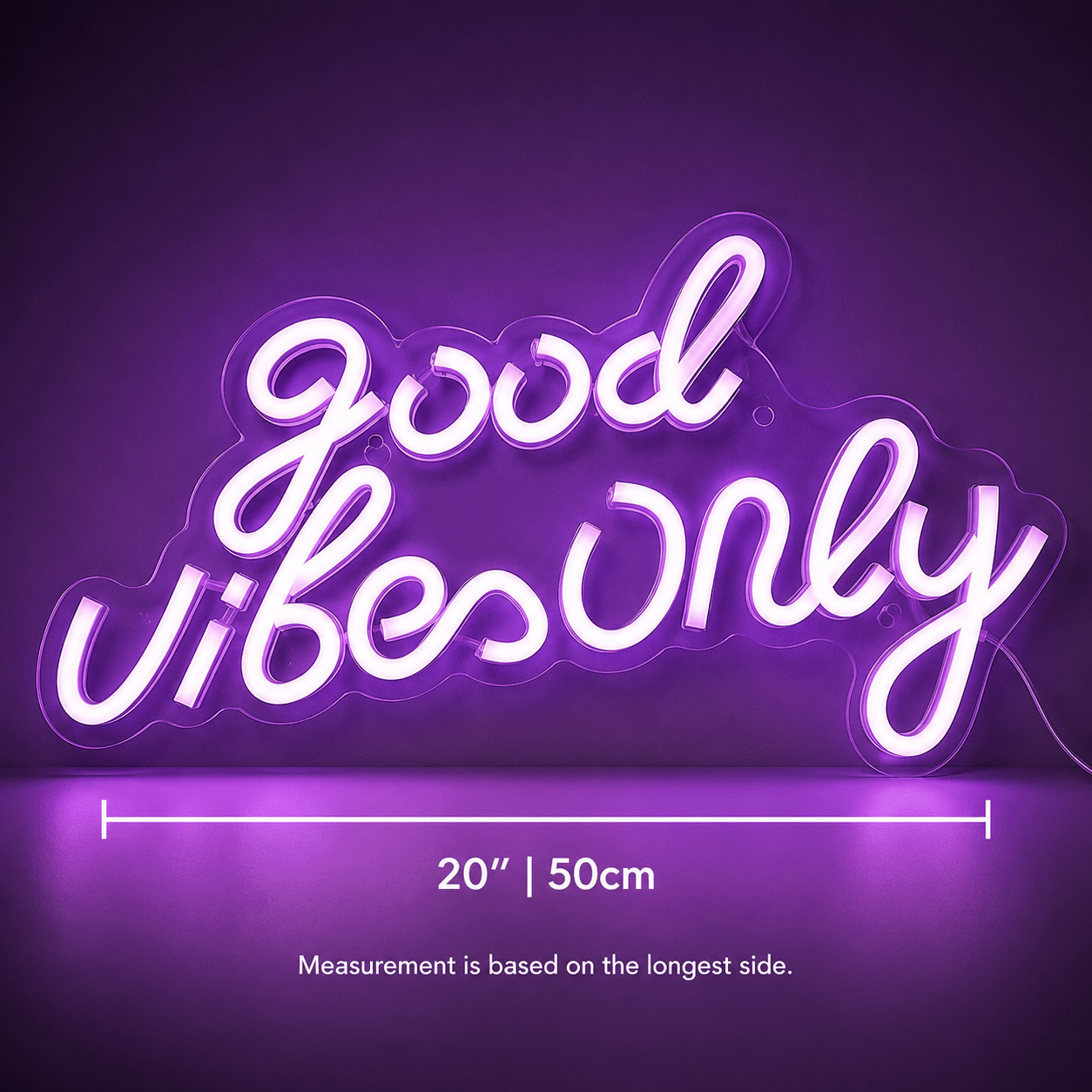 Good Vibes Dorm Decor Sign LED Neon Sign - Shineneon