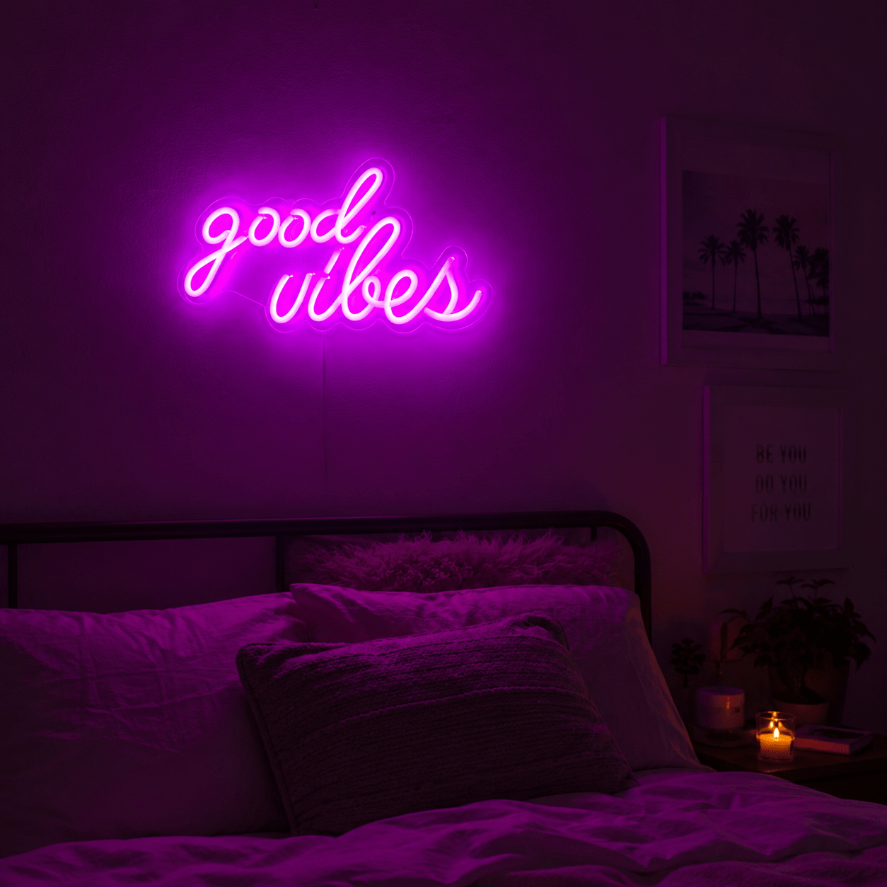 Good Vibes Dorm Room Decor LED Neon Sign - Shineneon