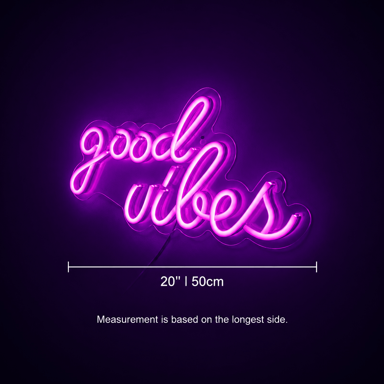Good Vibes Dorm Room Decor LED Neon Sign - Shineneon