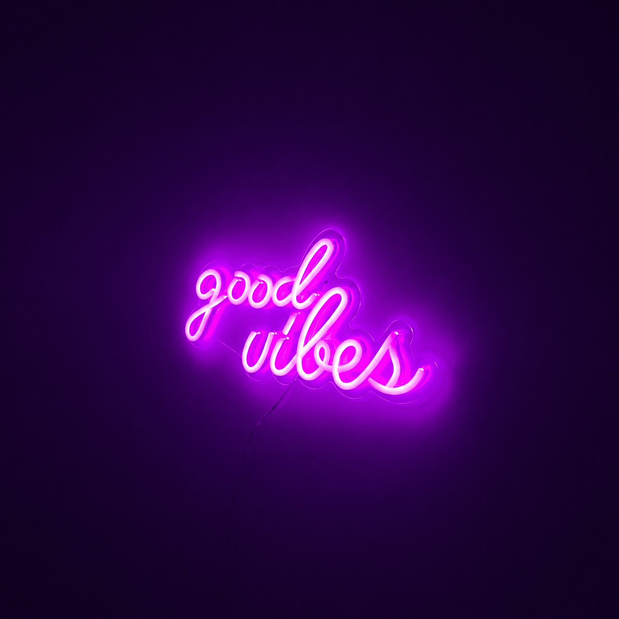 Good Vibes Dorm Room Decor LED Neon Sign - Shineneon