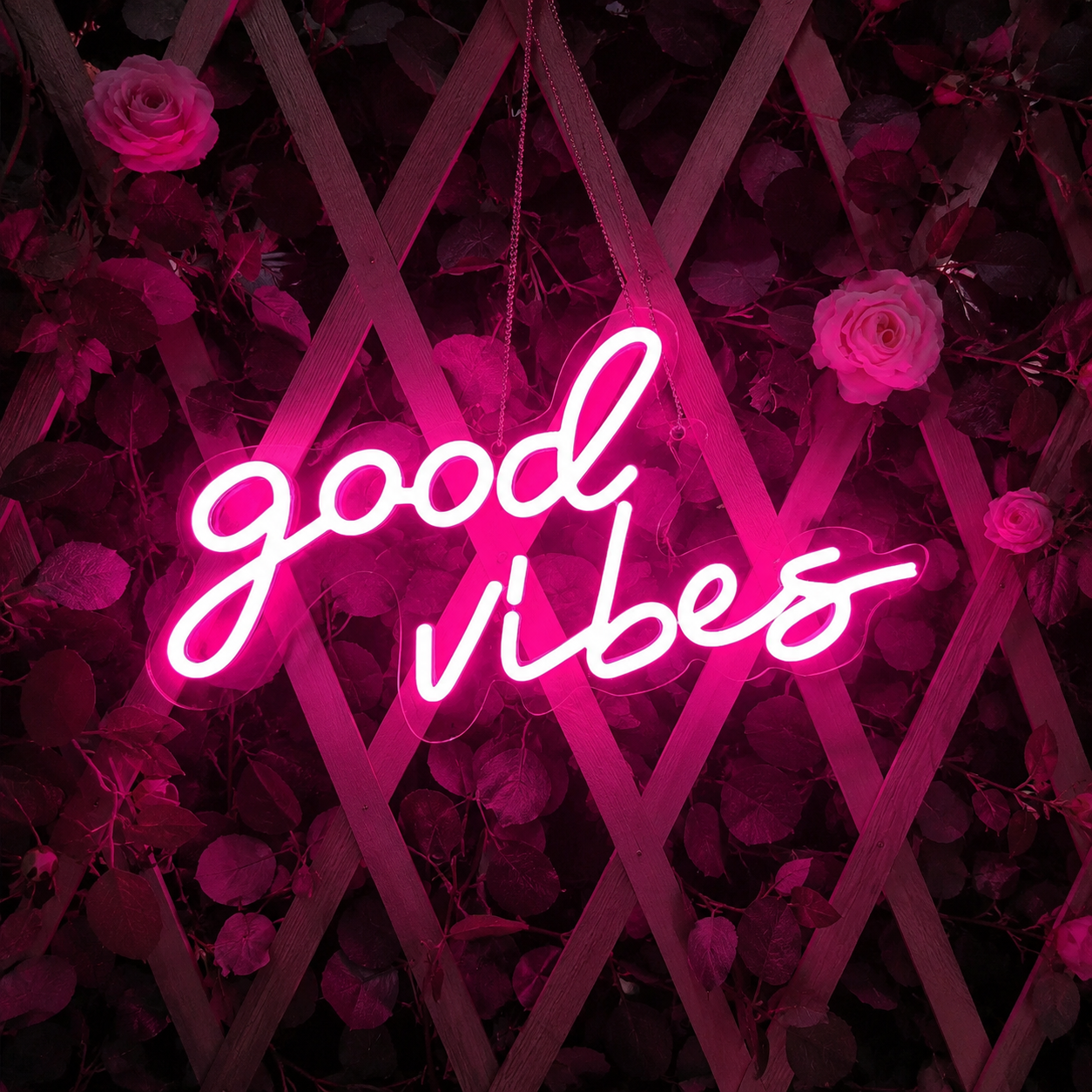 Good Vibes Gallery Wall Decor LED Neon Sign - 01 Original Product Image