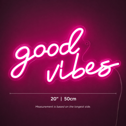 Good Vibes Gallery Wall Decor LED Neon Sign - Shineneon