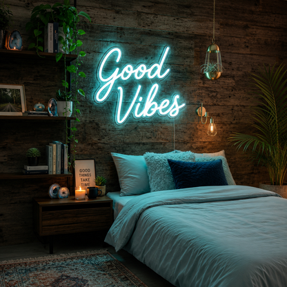 Good Vibes Home Decor LED Neon Sign - 01 Original Product Image