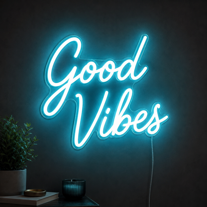 Good Vibes Home Decor LED Neon Sign - 02 High-Converting Product Image