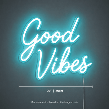 Good Vibes Home Decor LED Neon Sign - Shineneon