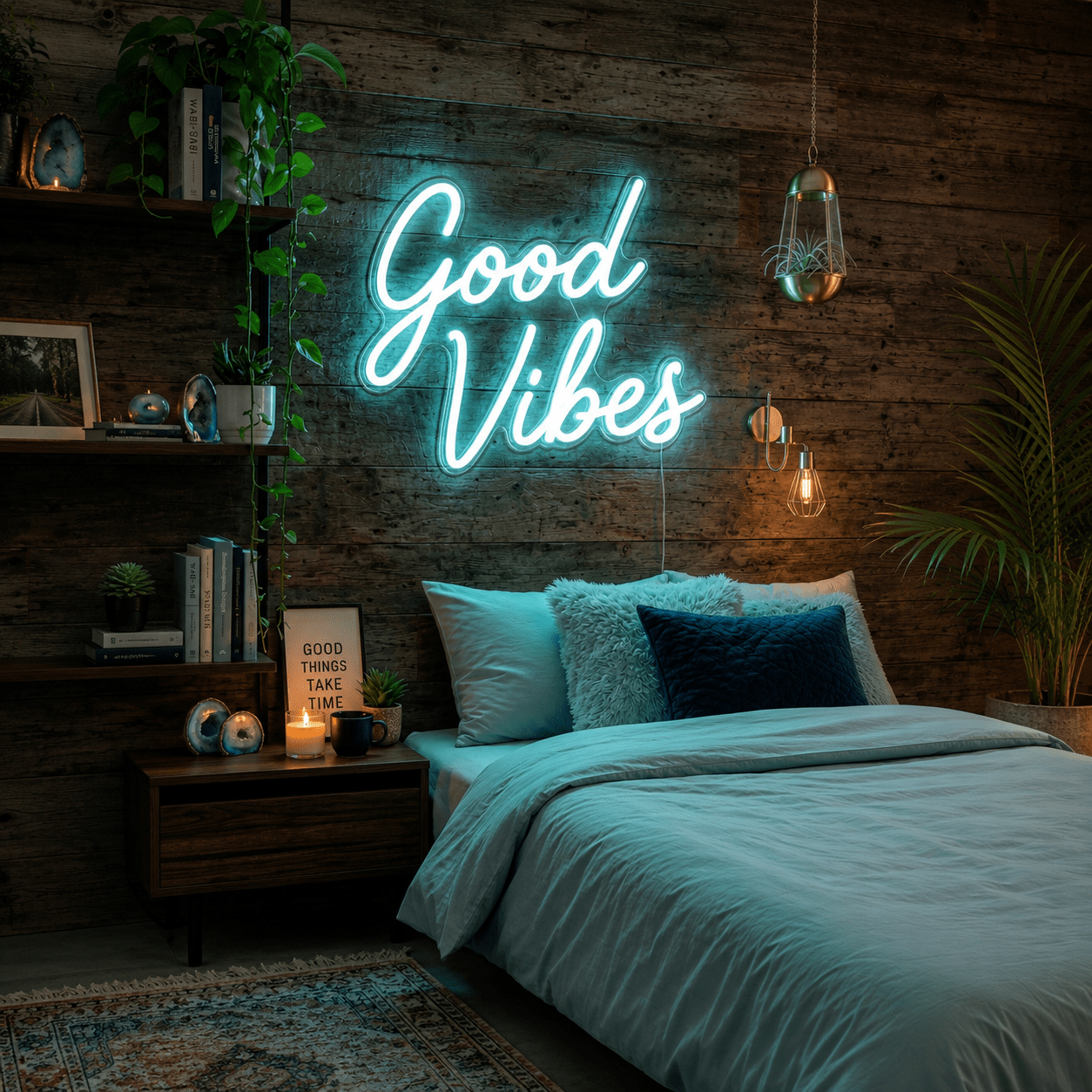 Good Vibes Home Decor LED Neon Sign - Shineneon