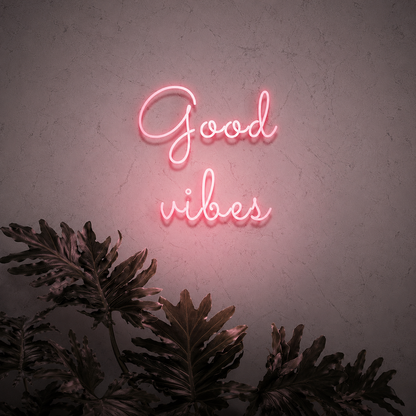 Good Vibes Home Decor Sign LED Neon Sign - 01 Original Product Image