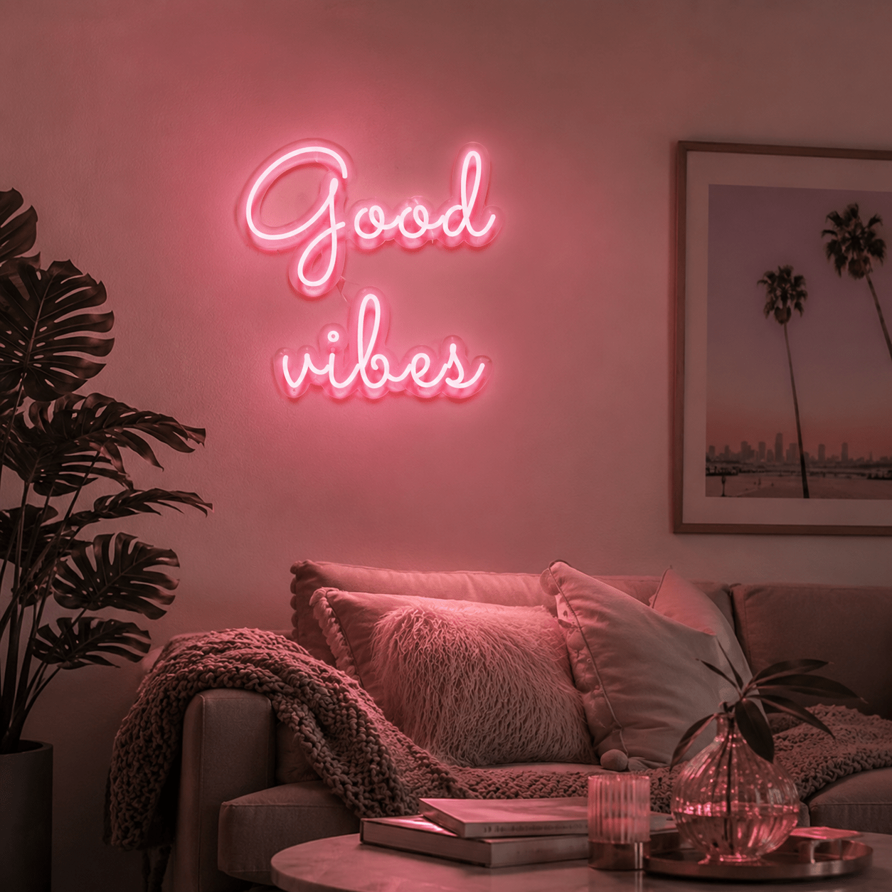 Good Vibes Home Decor Sign LED Neon Sign - Shineneon
