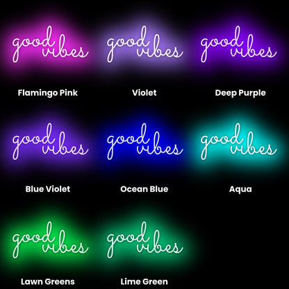 Good Vibes Led Neon Sign | Shineneon
