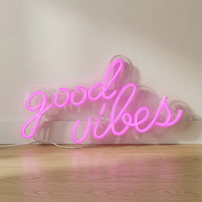 Good Vibes LED Neon Sign Home Decor - Shineneon