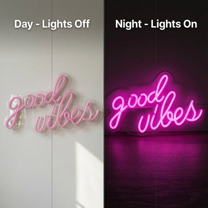 Good Vibes LED Neon Sign Home Decor - Shineneon