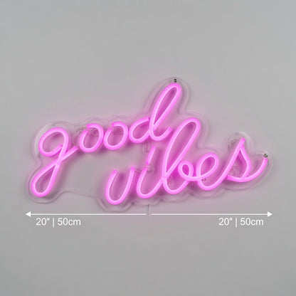 Good Vibes LED Neon Sign Home Decor - Shineneon