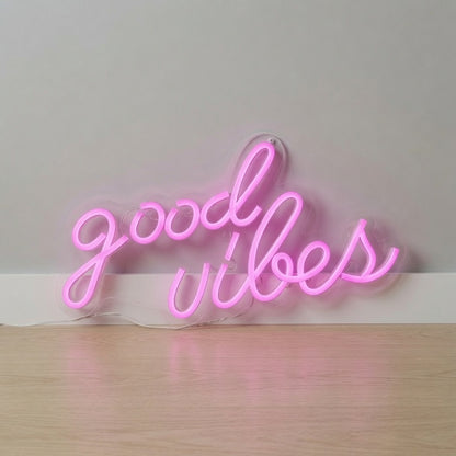 Good Vibes LED Neon Sign Home Decor Wall Neon Sign - 01 Original Product Image