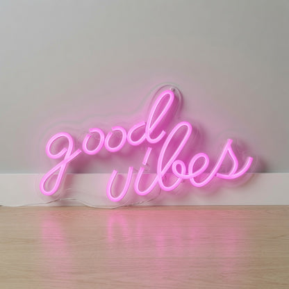 Good Vibes LED Neon Sign Home Decor Wall Neon Sign - 02 High-Converting Product Image