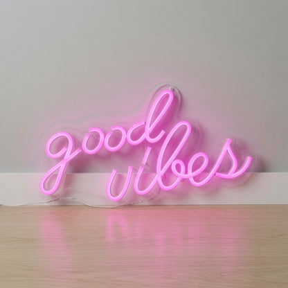 Good Vibes LED Neon Sign Home Decor Wall Neon Sign - Shineneon
