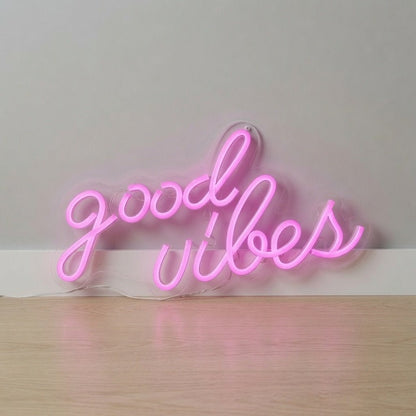 Good Vibes LED Neon Sign Home Decor Wall Neon Sign - Shineneon