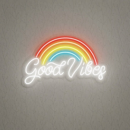 Good Vibes LED Neon Sign Home Wall Art - Shineneon