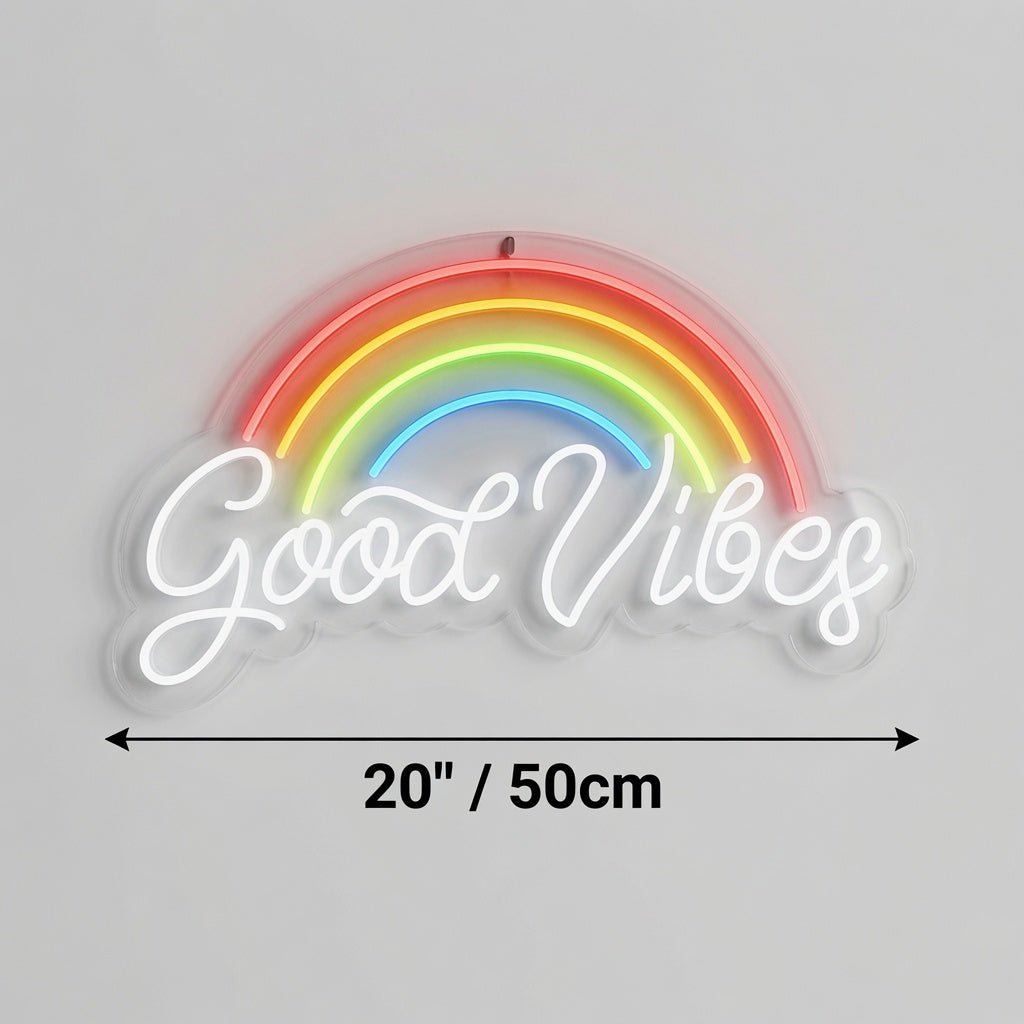 Good Vibes LED Neon Sign Home Wall Art - Shineneon