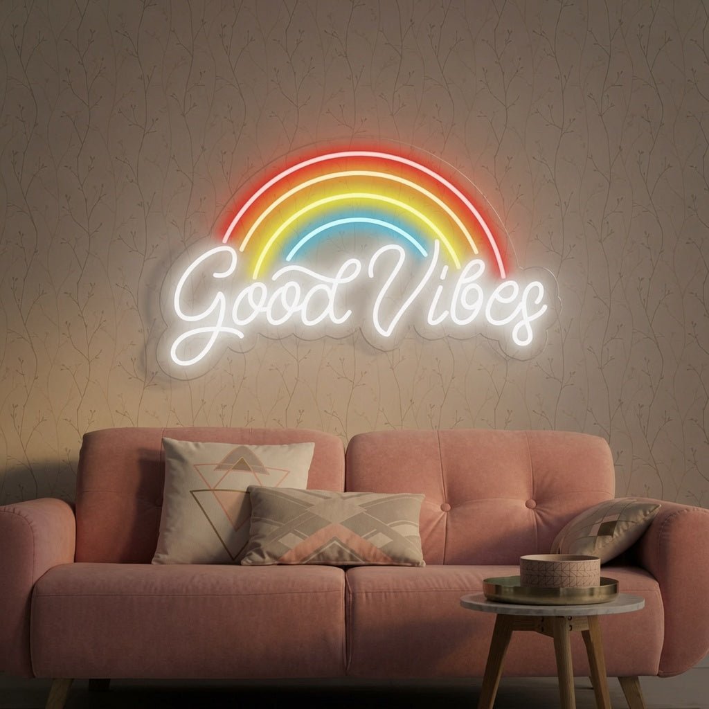 Good Vibes LED Neon Sign Home Wall Art - Shineneon