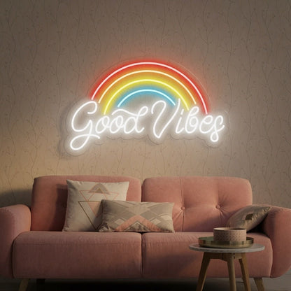 Good Vibes LED Neon Sign Home Wall Art - Shineneon