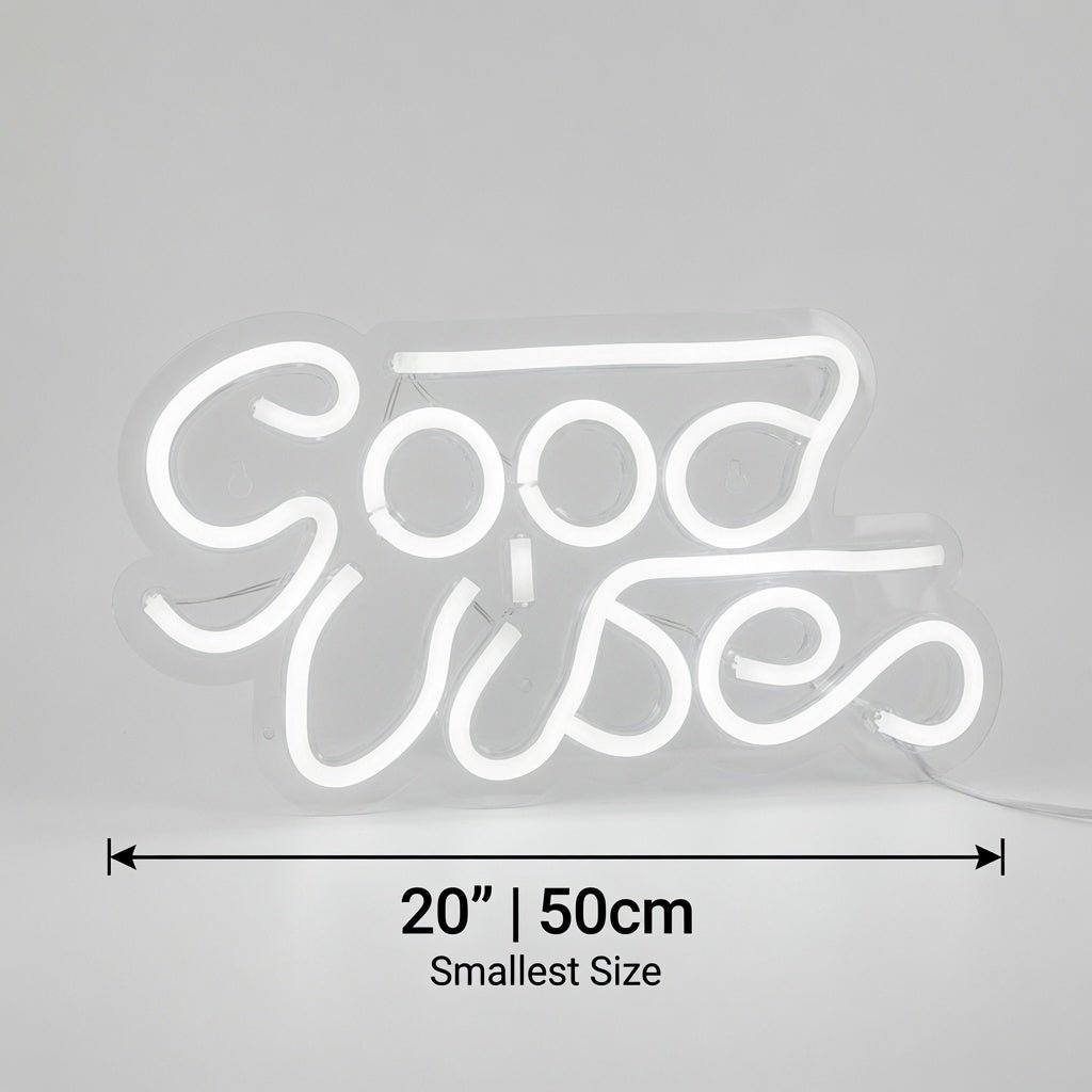 Good Vibes LED Neon Sign Wall Neon Sign - Shineneon