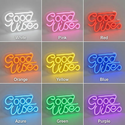 Good Vibes LED Neon Sign Wall Neon Sign - Shineneon